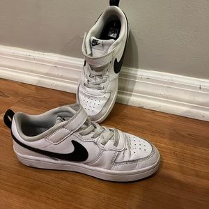 White leather Nike sneakers